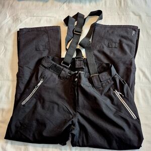 DARE 2B women’s size 10 black Ski Salopettes Waterproof Snow Pants EUC